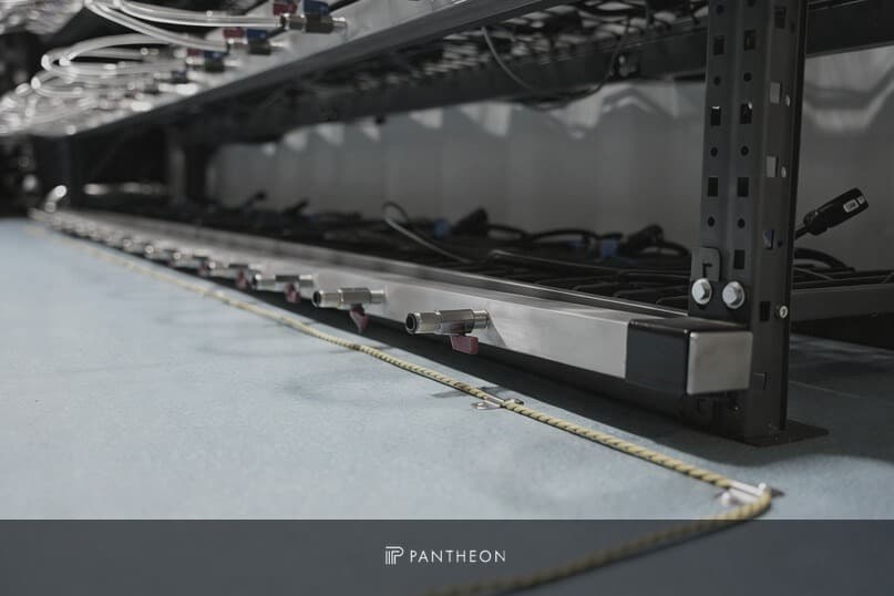 Pantheon Mining leak detection system