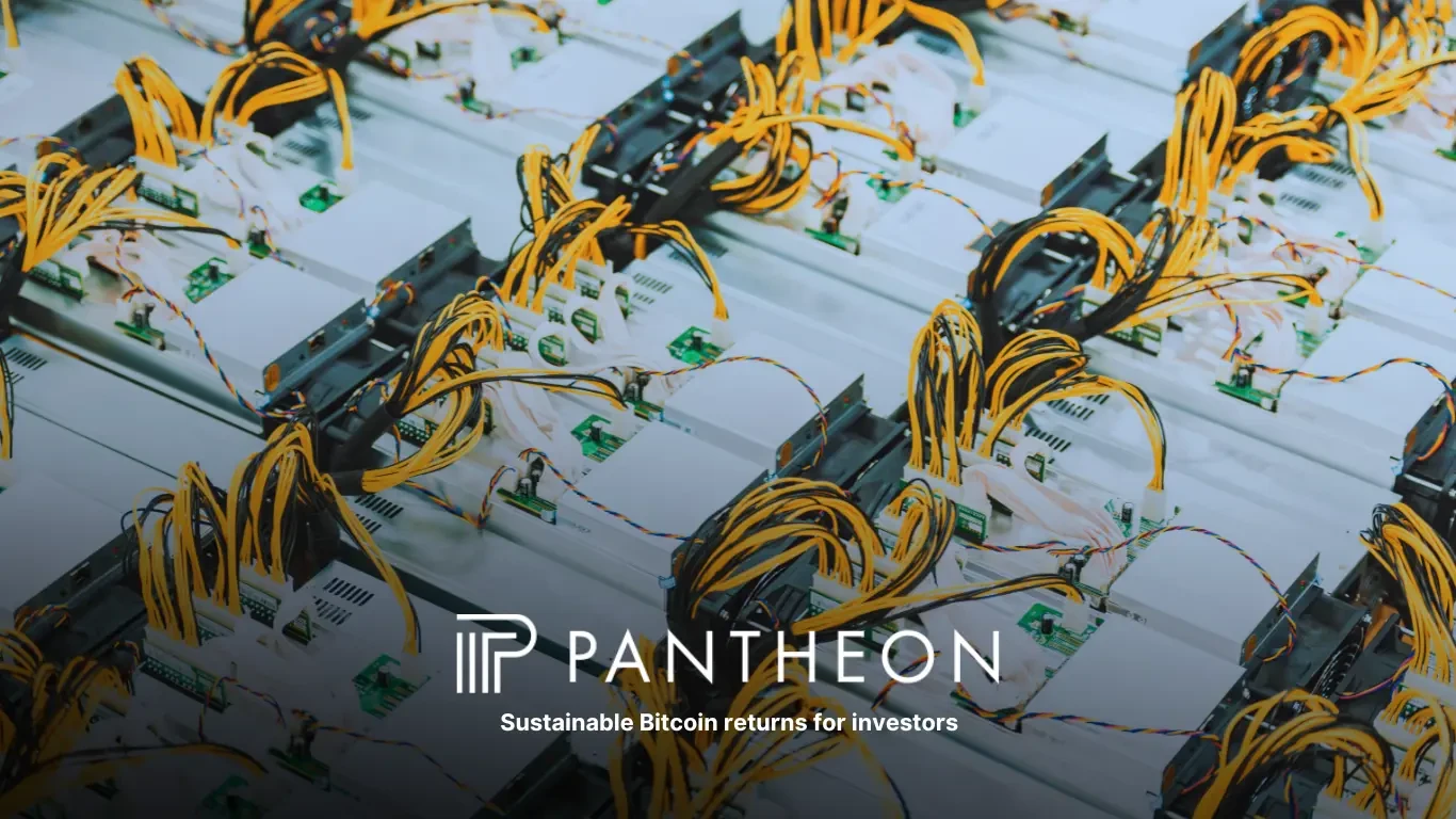 Rows of Bitcoin ASIC mining machines connected by power cables inside a mining facility
